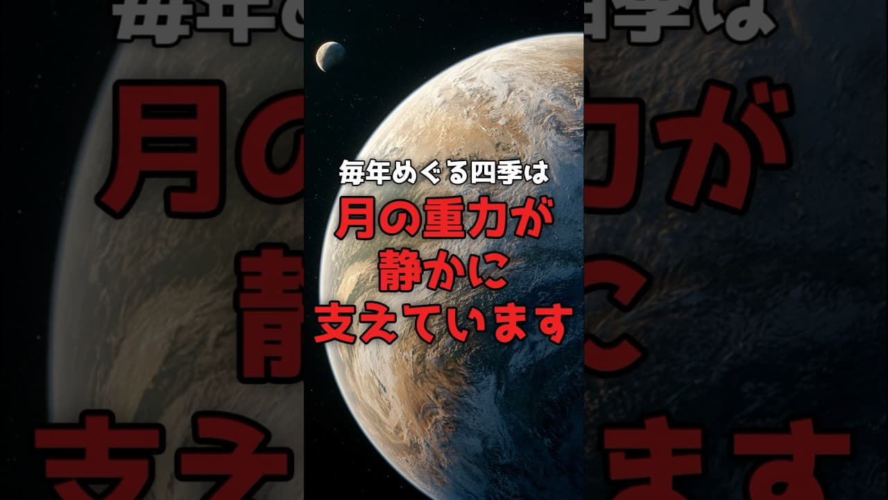 地軸23.4度を、月が守っていた。 のサムネイル