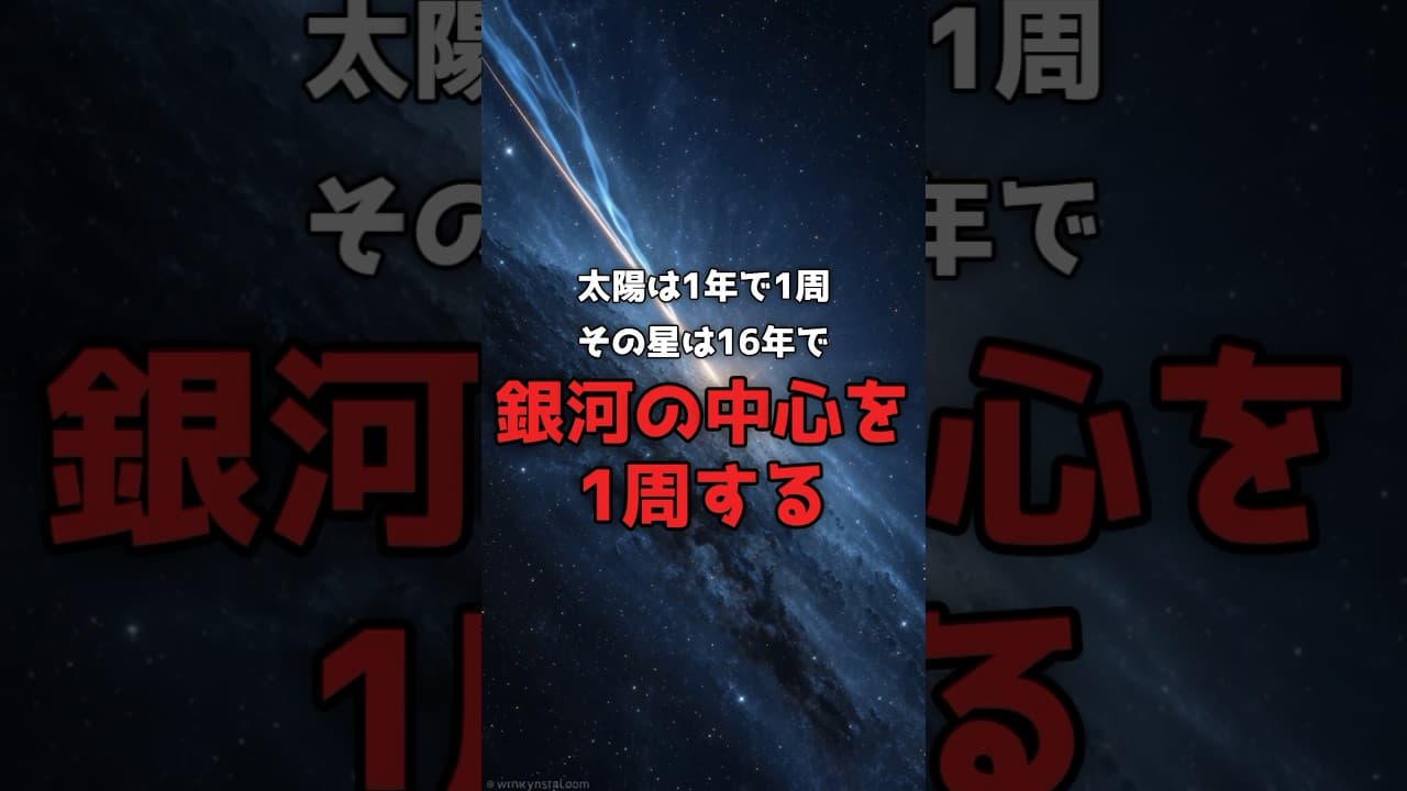 【規格外】銀河の中心を「16年で1周」する星。光速の2.55% #ブラックホール #相対性理論 のサムネイル