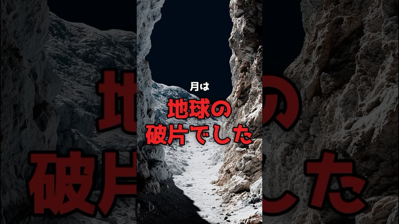 【月の真実】月は、地球の「破片」でした。46億年前の同位体が証明 #月 #惑星科学 のサムネイル