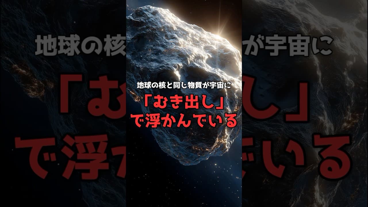 【惑星の残骸】地球の「核」と同じ物質が、宇宙に浮いている。 #宇宙 #科学 のサムネイル