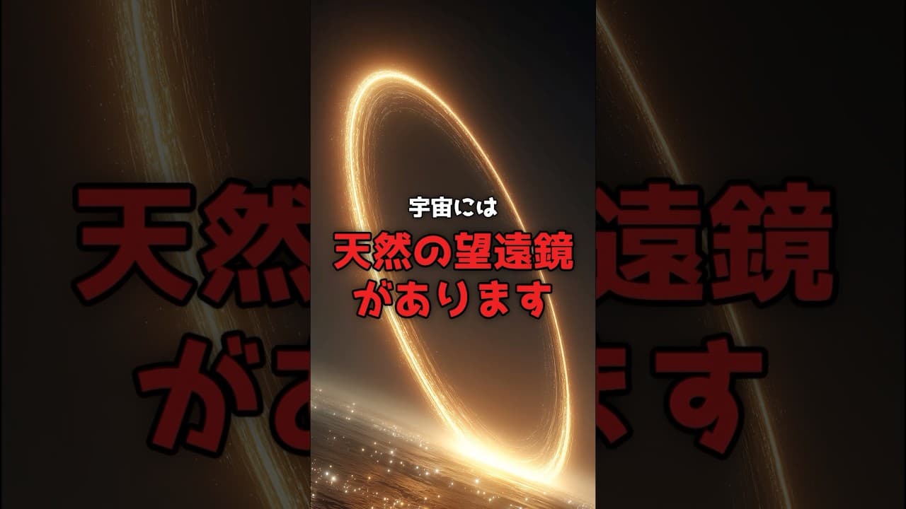 【100年越しの予言】宇宙が「天然の望遠鏡」になる現象、JWSTが捉えた。 #JWST #アインシュタイン のサムネイル