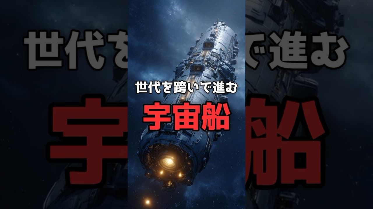 【世代宇宙船】寿命では辿り着けない星への旅 #宇宙 #未来技術 のサムネイル