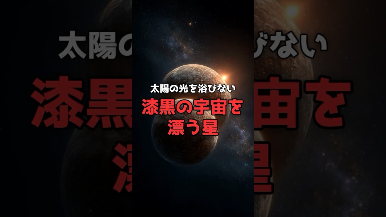【漆黒の放浪者】暗闇をペアで彷徨う「太陽を持たない星たち」。 #宇宙 #ミステリー のサムネイル